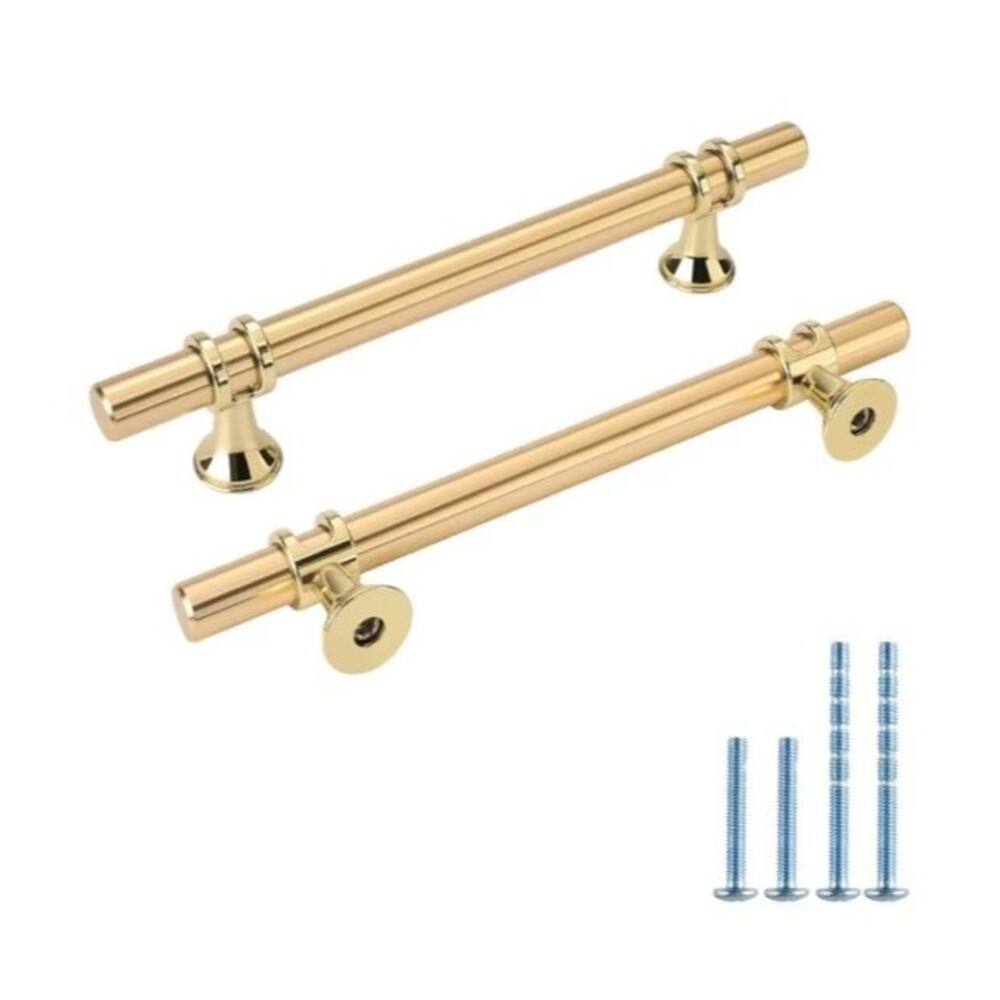 Rergy 10 Pack 5 Inch Gold Cabinet Pulls Heavy Duty New In Box